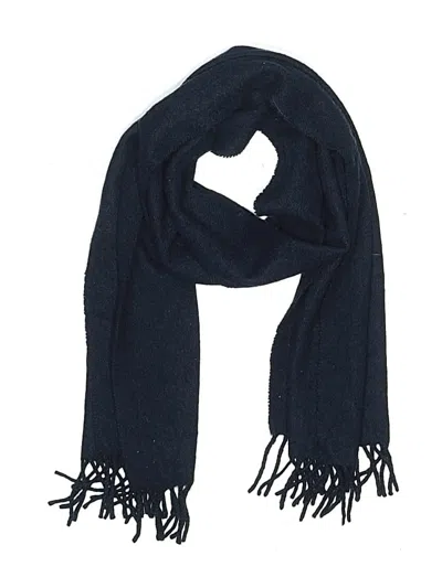 Pre-owned Assorted Brands Cashmere Scarf In Blue
