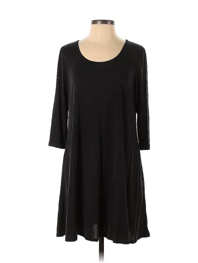 Pre-owned Assorted Brands Casual Dress In Black