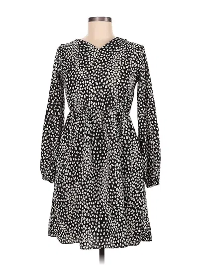 Pre-owned Assorted Brands Casual Dress In Black