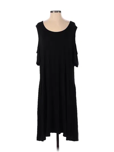 Pre-owned Assorted Brands Casual Dress In Black