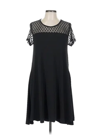 Pre-owned Assorted Brands Casual Dress In Black
