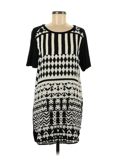 Pre-owned Assorted Brands Casual Dress In Black