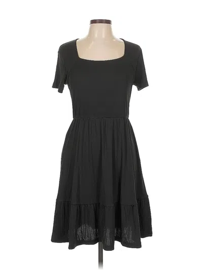 Pre-owned Assorted Brands Casual Dress In Black