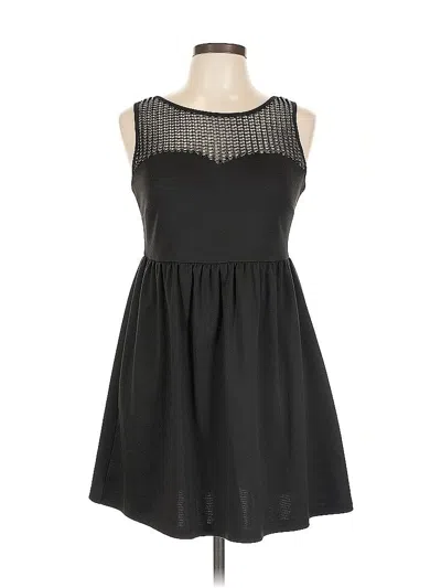 Pre-owned Assorted Brands Casual Dress In Black