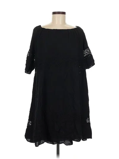 Pre-owned Assorted Brands Casual Dress In Black