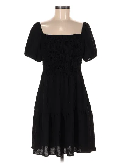 Pre-owned Assorted Brands Casual Dress In Black