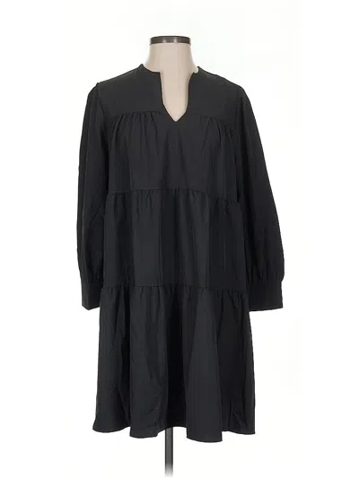 Pre-owned Assorted Brands Casual Dress In Black