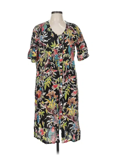 Pre-owned Assorted Brands Casual Dress In Black