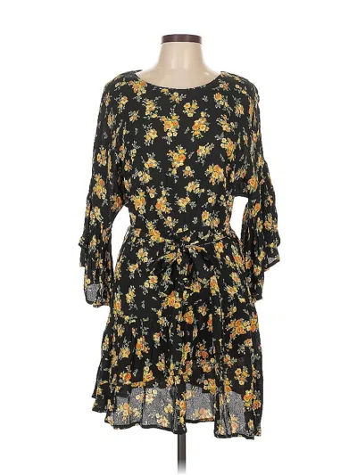 Pre-owned Assorted Brands Casual Dress In Black