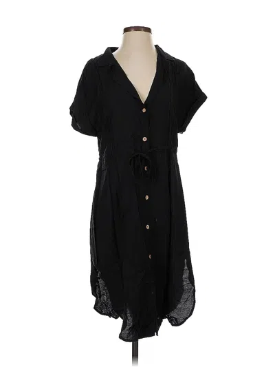 Pre-owned Assorted Brands Casual Dress In Black
