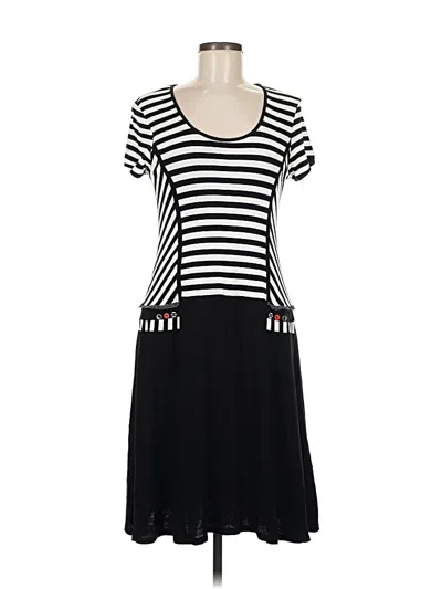 Pre-owned Assorted Brands Casual Dress In Black