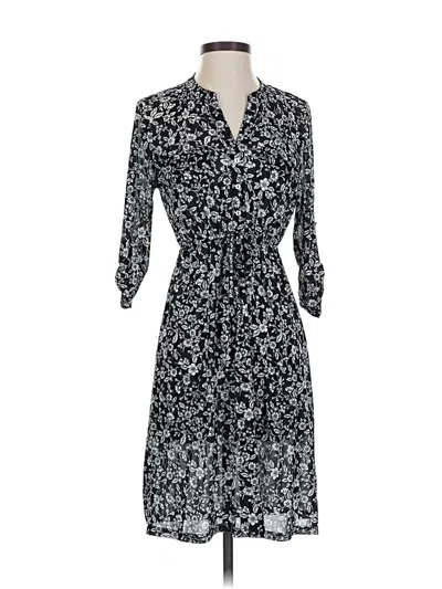 Pre-owned Assorted Brands Casual Dress In Black