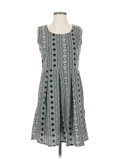 Pre-owned Assorted Brands Casual Dress In Black