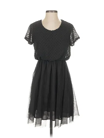 Pre-owned Assorted Brands Casual Dress In Black