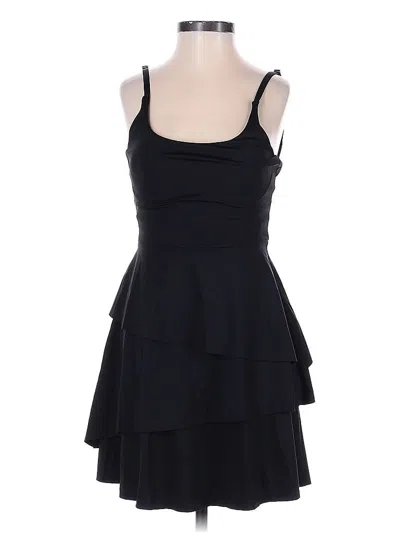 Pre-owned Assorted Brands Casual Dress In Black