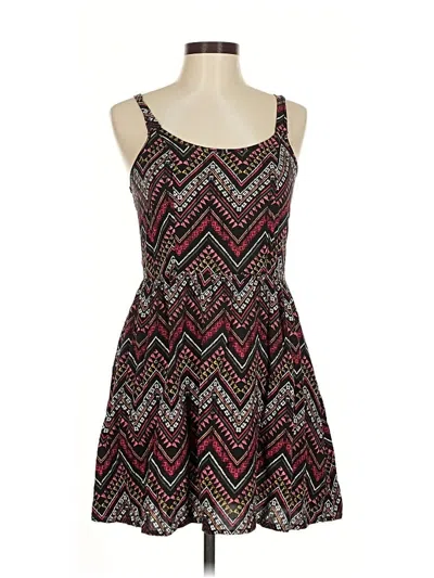 Pre-owned Assorted Brands Casual Dress In Black