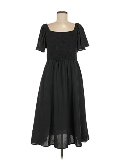 Pre-owned Assorted Brands Casual Dress In Black