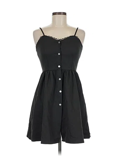 Pre-owned Assorted Brands Casual Dress In Black
