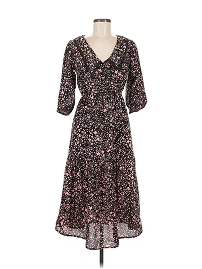 Pre-owned Assorted Brands Casual Dress In Black