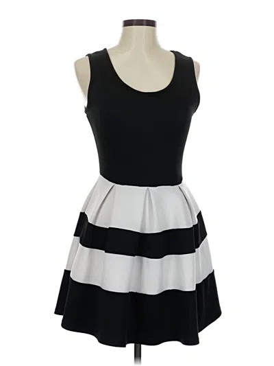 Pre-owned Assorted Brands Casual Dress In Black