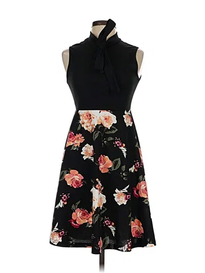 Pre-owned Assorted Brands Casual Dress In Black