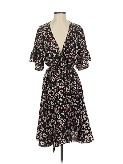 Pre-owned Assorted Brands Casual Dress In Black