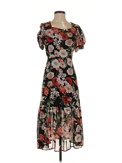 Pre-owned Assorted Brands Casual Dress In Black