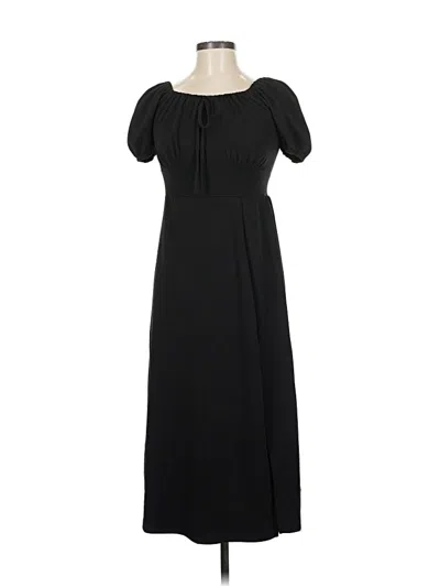 Pre-owned Assorted Brands Casual Dress In Black