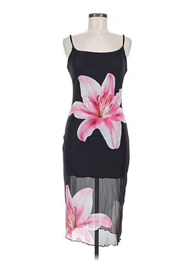 Pre-owned Assorted Brands Casual Dress In Black
