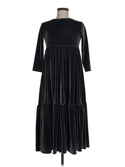 Pre-owned Assorted Brands Casual Dress In Black
