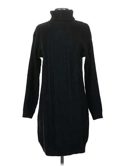 Pre-owned Assorted Brands Casual Dress In Black