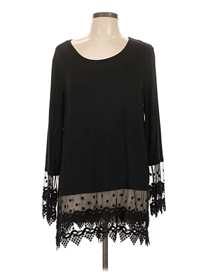 Pre-owned Assorted Brands Casual Dress In Black