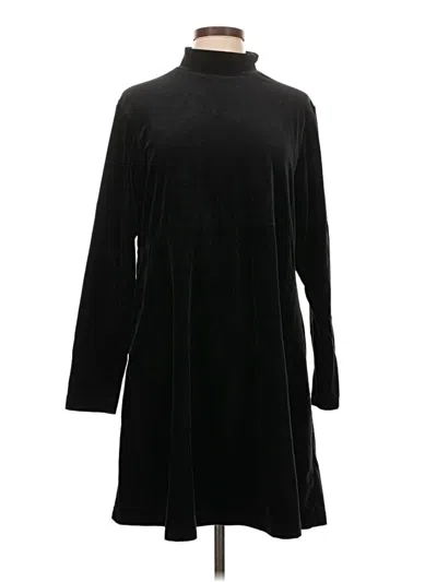 Pre-owned Assorted Brands Casual Dress In Black