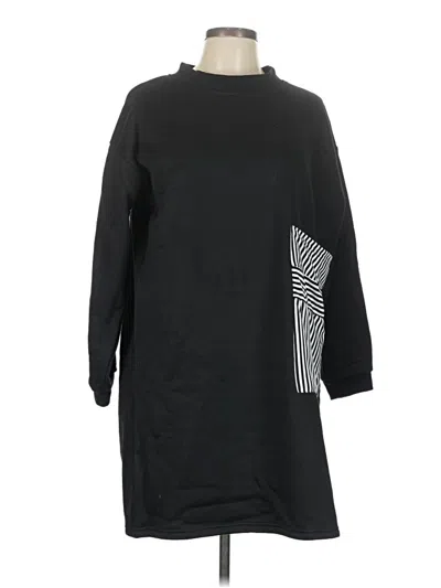 Pre-owned Assorted Brands Casual Dress In Black