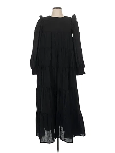 Pre-owned Assorted Brands Casual Dress In Black