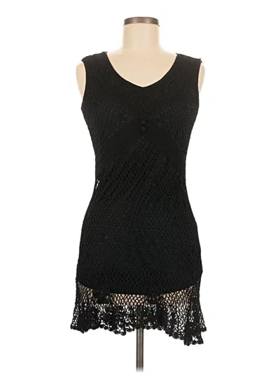Pre-owned Assorted Brands Casual Dress In Black