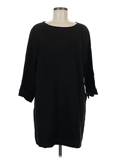Pre-owned Assorted Brands Casual Dress In Black