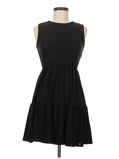 Pre-owned Assorted Brands Casual Dress In Black