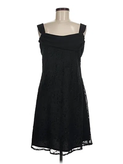 Pre-owned Assorted Brands Casual Dress In Black