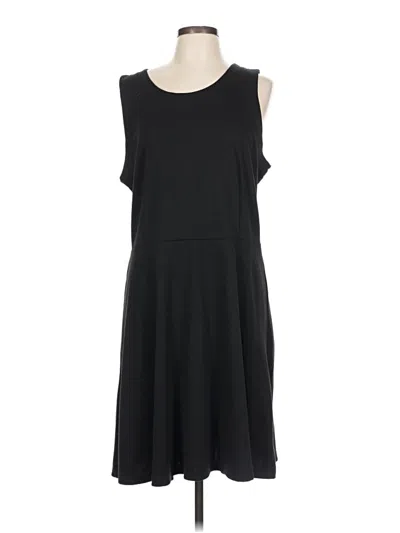Pre-owned Assorted Brands Casual Dress In Black