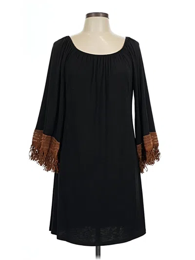 Pre-owned Assorted Brands Casual Dress In Black