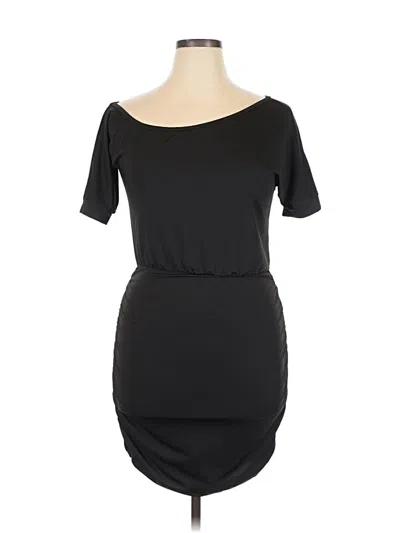 Pre-owned Assorted Brands Casual Dress In Black