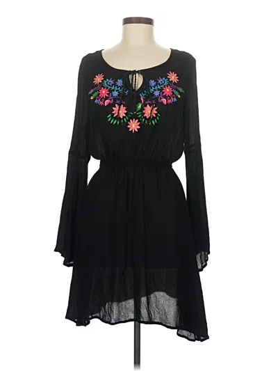 Pre-owned Assorted Brands Casual Dress In Black