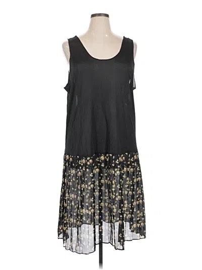 Pre-owned Assorted Brands Casual Dress In Black