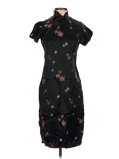 Pre-owned Assorted Brands Casual Dress In Black