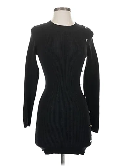 Pre-owned Assorted Brands Casual Dress In Black