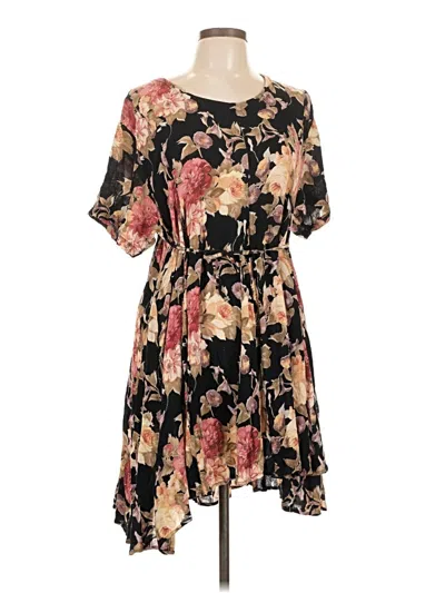 Pre-owned Assorted Brands Casual Dress In Black
