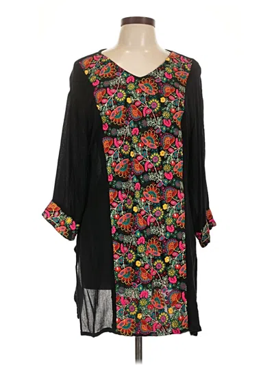 Pre-owned Assorted Brands Casual Dress In Black