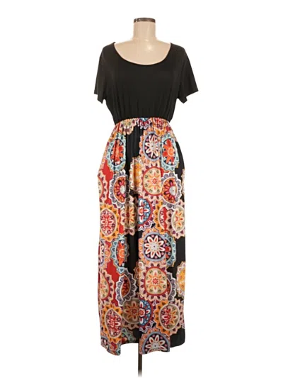 Pre-owned Assorted Brands Casual Dress In Black