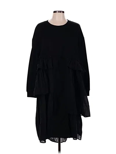 Pre-owned Assorted Brands Casual Dress In Black
